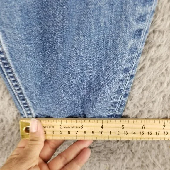 Everlane Jeans Womens 28 Medium Wash Stretch Mid Rise Skinny Leg *Read* - Picture 11 of 15